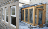 Bespoke Green Oak Framed Sun Room