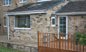 Stone Built Kitchen Extension and Decking